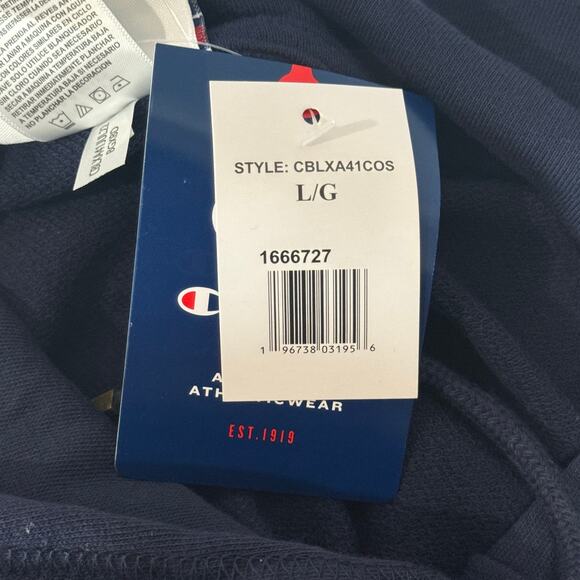 Champion Penn State Nittany Lions Mens Blue Long Sleeve Hoodie Size Large - Picture 8 of 10